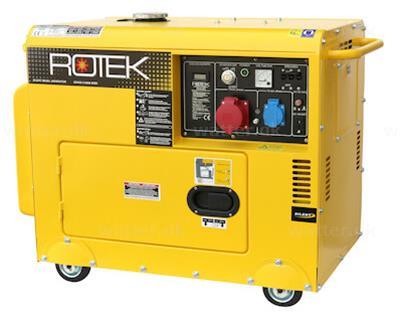Rotek GD4SS-3-6000-5EBWZ Diesel Generator 400(230)V / 5,5(1,8) kVA