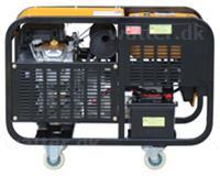 UDGÅET! Rotek GG4-3-11000-ES Benzin luftkølet Generator 400 Volt / 12 kVA