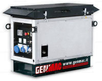 UDGÅET! Genmac Whisper Gas Generator 9,8 kW