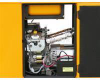 UDGÅET! Benzin GG4SS-3-11000-ES Generator m. Luftkølet 2-Cylinder 400V