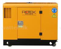 UDGÅET! Rotek diesel generator 400V/230V